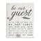 Stupell Industries Be Our Guest Poem Cursive Wood Wall Plaque